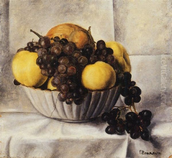 Nature Morte Aux Fruits Oil Painting by Francis Barraud