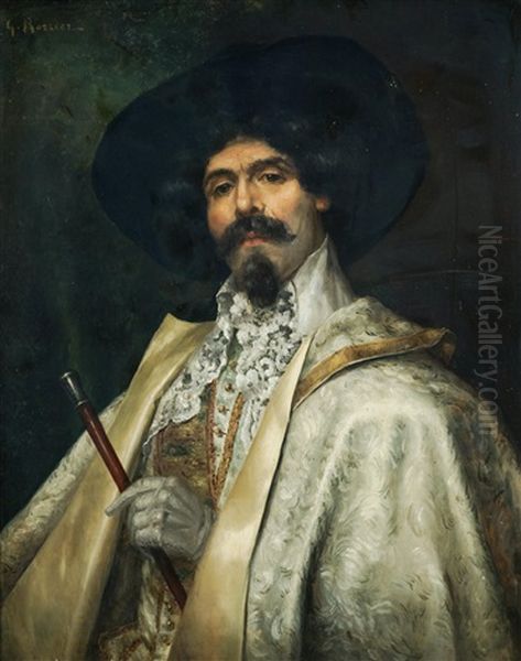 Musketor Oil Painting by Gustave Barrier