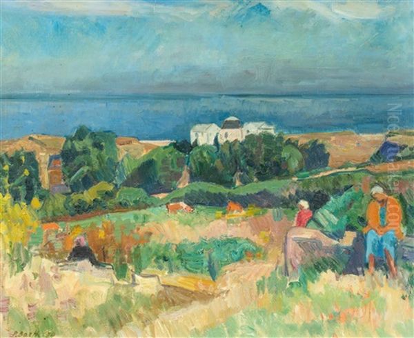 Le Chateau Blanc Oil Painting by Paul Basilius Barth