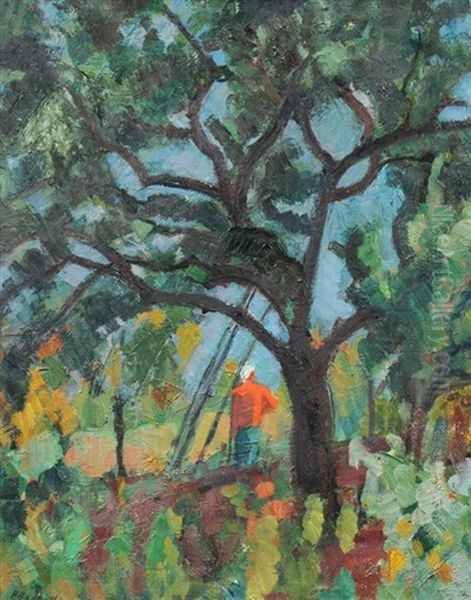 Le Jardin De Madeleine Oil Painting by Paul Basilius Barth