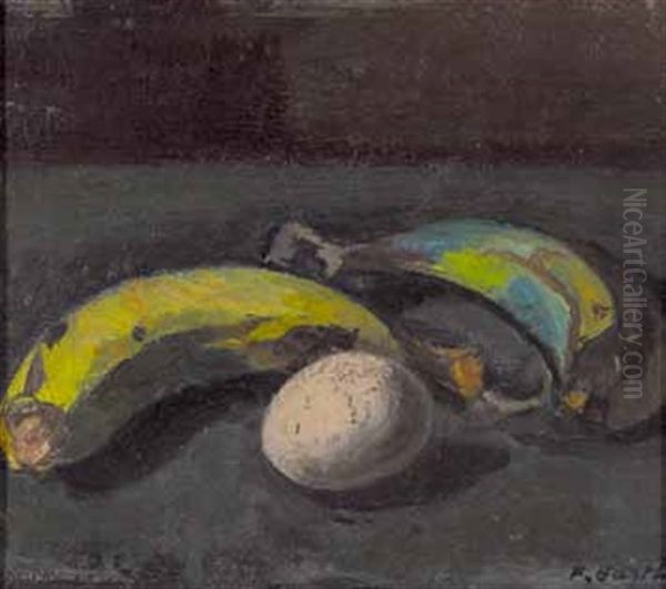 Stillleben Oil Painting by Paul Basilius Barth