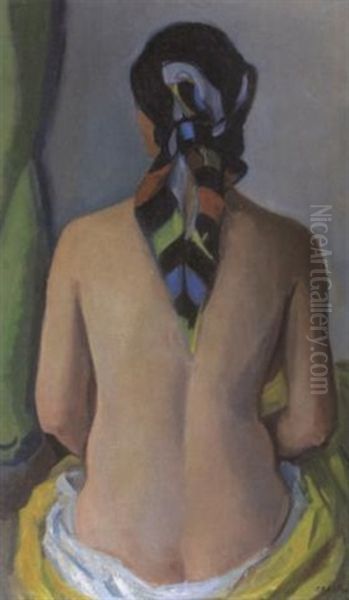 Frauenrucken Oil Painting by Paul Basilius Barth