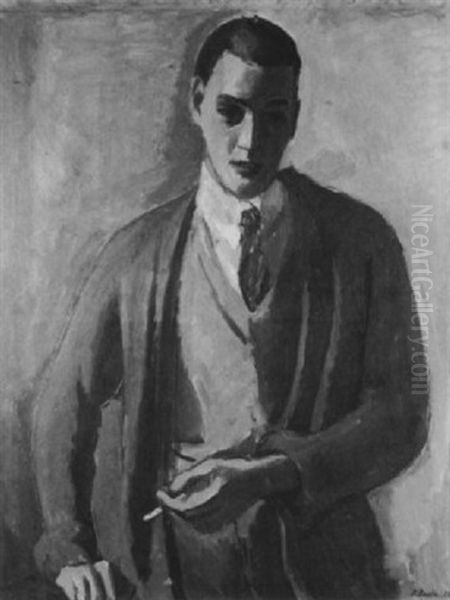 Mannerbildnis Oil Painting by Paul Basilius Barth