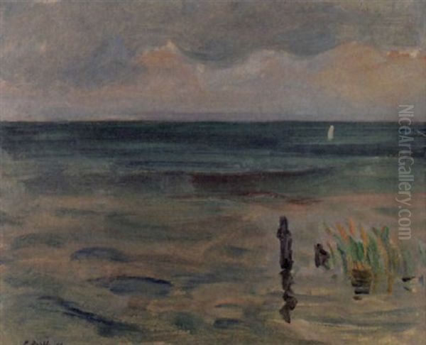 Landschaft Am Bodensee Oil Painting by Paul Basilius Barth