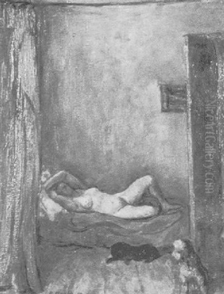 Interieur I Oil Painting by Paul Basilius Barth