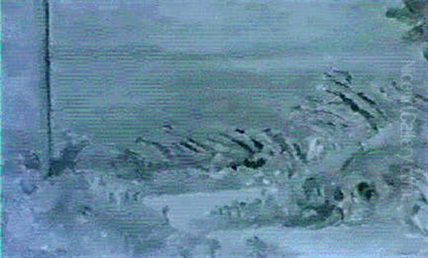 Lac Leman Oil Painting by Paul Basilius Barth