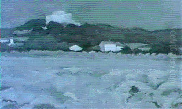 Porquerolles Oil Painting by Paul Basilius Barth