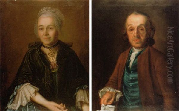 Portrat Einer Frau Oil Painting by Sigmund Barth