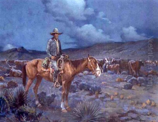 Evening Watch Oil Painting by Gray Phineas Bartlett