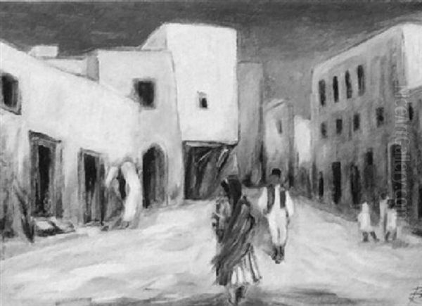 In Nordafrika Oil Painting by Rudolf Baschant