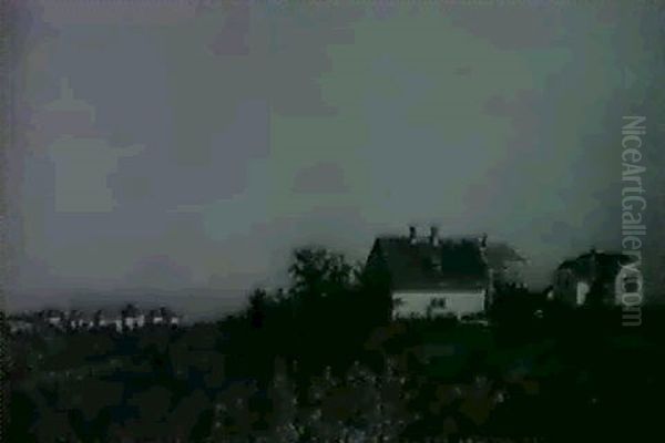 Weingarten Bei Gumpoldskirchen Oil Painting by Emanuel Baschny