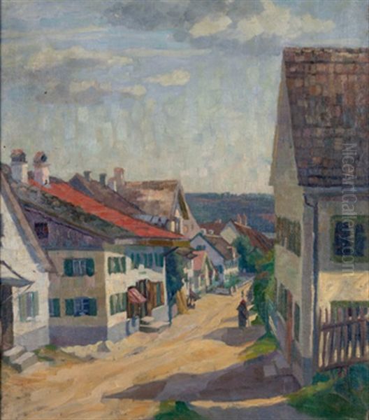 Sommertag Oil Painting by Marie Von Baselli