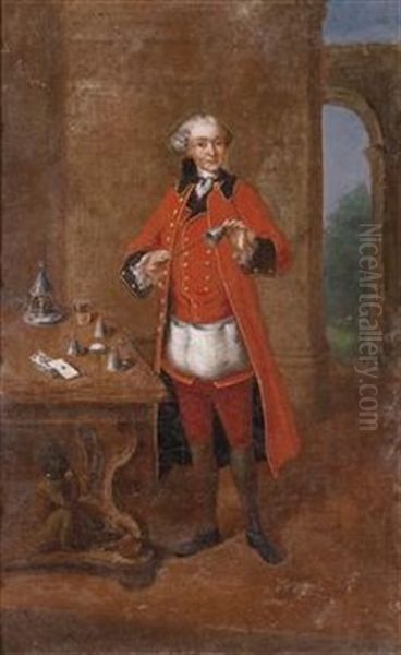 Steirische Adelsgalerie (suite Of 58) Oil Painting by Gennaro Basile