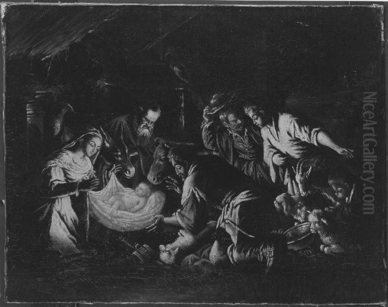 Anbetung Der Hirten Oil Painting by Francesco Bassano the Younger