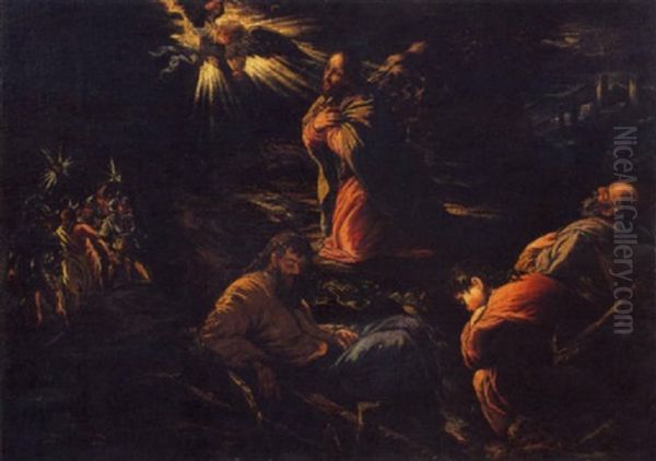 Trasfigurazione Oil Painting by Jacopo Bassano (Jacopo da Ponte)