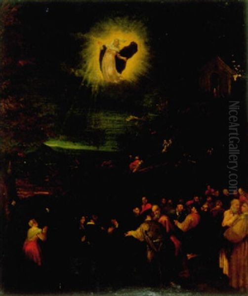 Himmelfahrt Maria Oil Painting by Jacopo Bassano (Jacopo da Ponte)