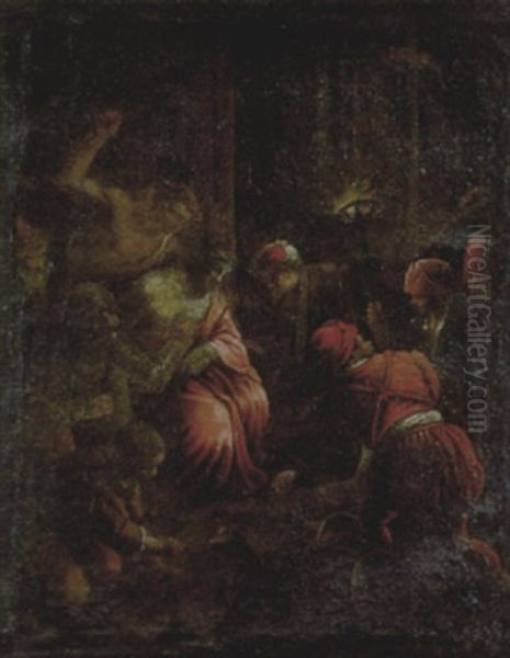 Cristo Deriso Oil Painting by Jacopo Bassano (Jacopo da Ponte)