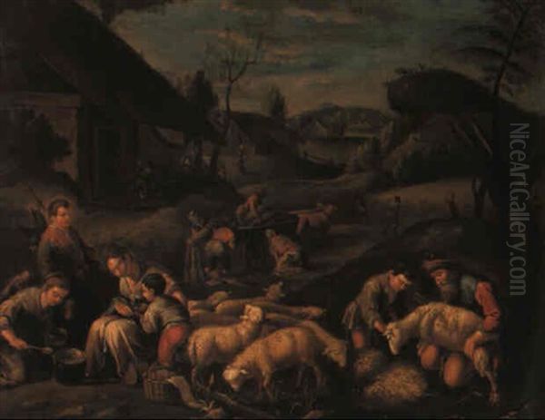 Autumn Oil Painting by Jacopo Bassano (Jacopo da Ponte)