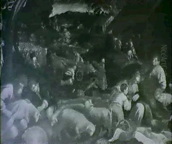 Der Sommer Oil Painting by Jacopo Bassano (Jacopo da Ponte)