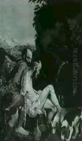 The Good Samaritan Oil Painting by Jacopo Bassano (Jacopo da Ponte)