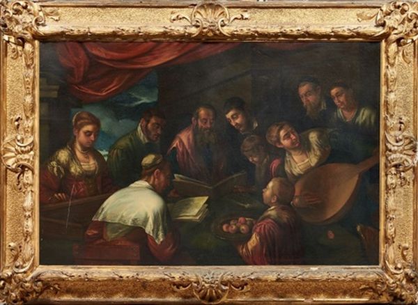 Le Concert Oil Painting by Leandro Bassano