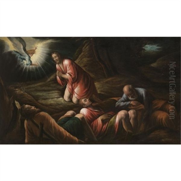 The Agony In The Grden Oil Painting by Leandro Bassano
