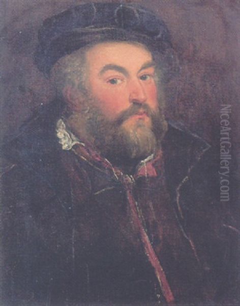 Portrait D'homme Oil Painting by Leandro Bassano