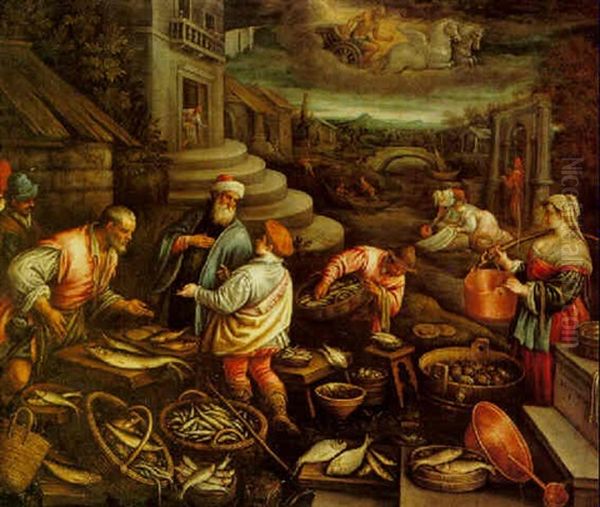 Water Oil Painting by Leandro Bassano
