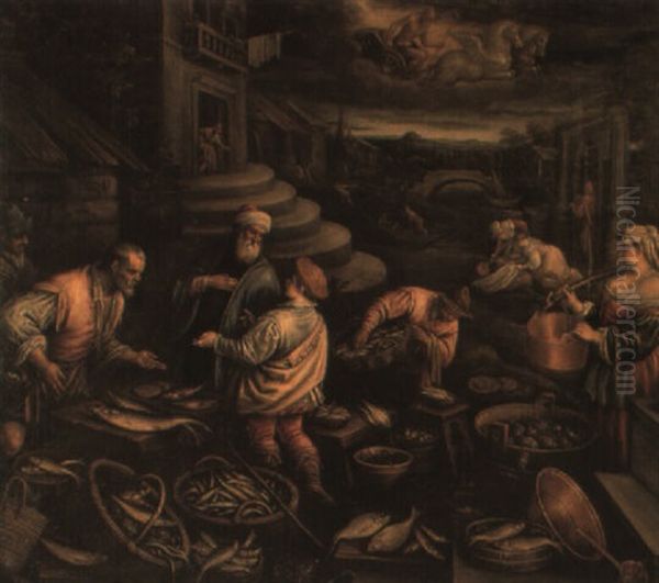 El Elemento Agua Oil Painting by Leandro Bassano