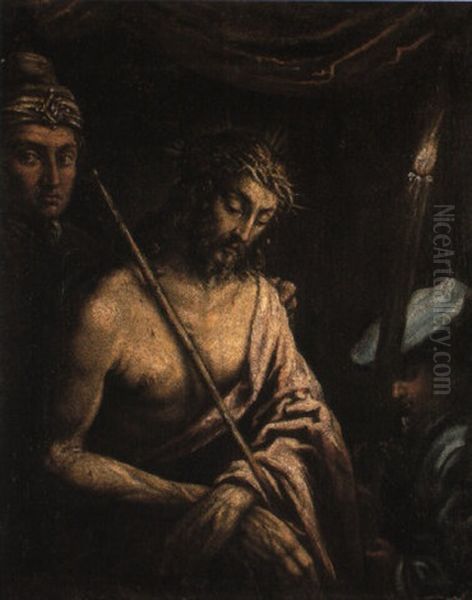 Ecce Homo Oil Painting by Leandro Bassano