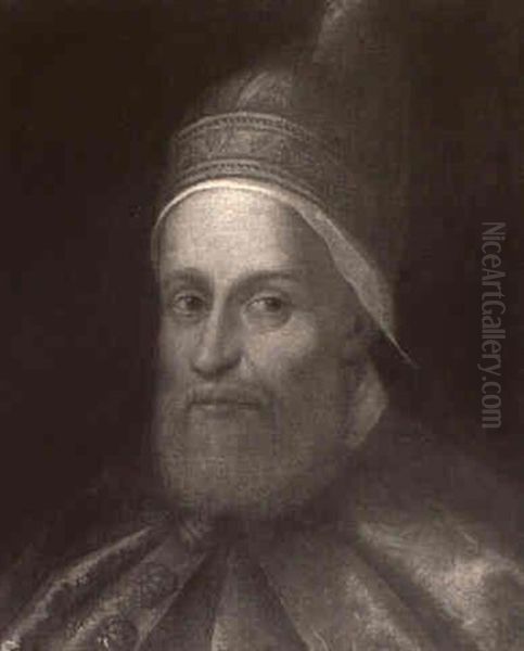 Portrait Of Giovanni Bembo, Doge Of Venice Oil Painting by Leandro Bassano