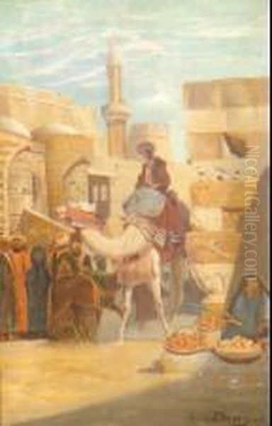 En Partance De La Casbah Oil Painting by Aeschimann