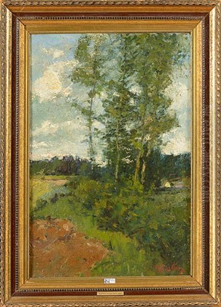 Paysage Oil Painting by Alfred Bastien