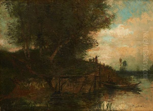 Le Retour Attendu Du Pecheur Oil Painting by Alfred Bastien