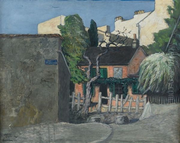 Le Lapin Agile Oil Painting by Alfred Bastien