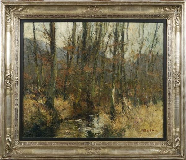La Source De L'empereur En Foret De Soignes Oil Painting by Alfred Bastien