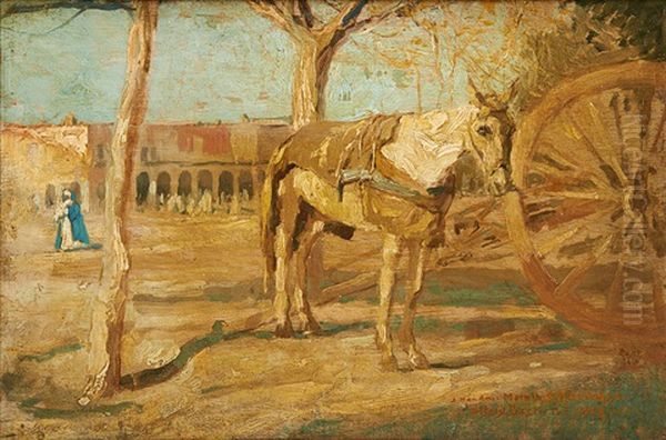 Bou Saada Oil Painting by Alfred Bastien