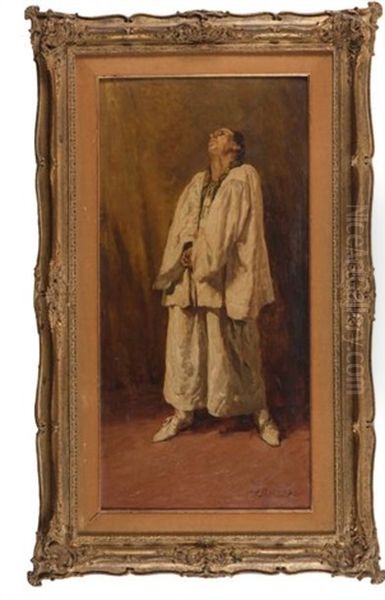 Sur La Scene Oil Painting by Alfred Bastien