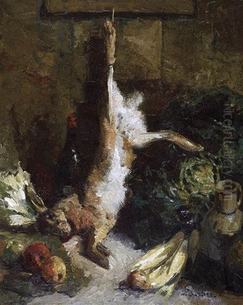 Nature Morte Oil Painting by Alfred Bastien