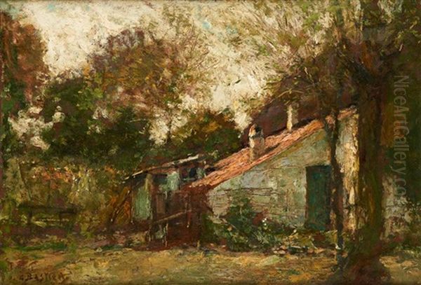 Le Fournil Oil Painting by Alfred Bastien