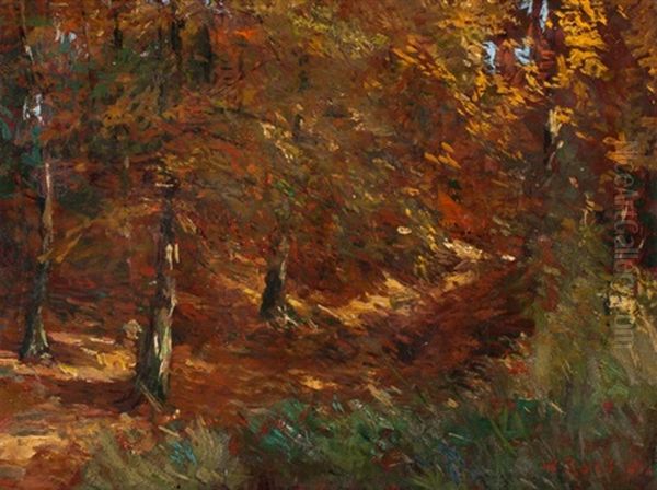 Around Oil Painting by Alfred Bastien