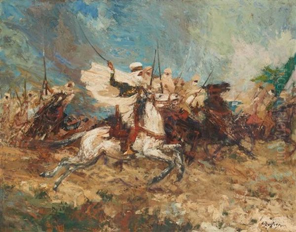 Fantasia Oil Painting by Alfred Bastien