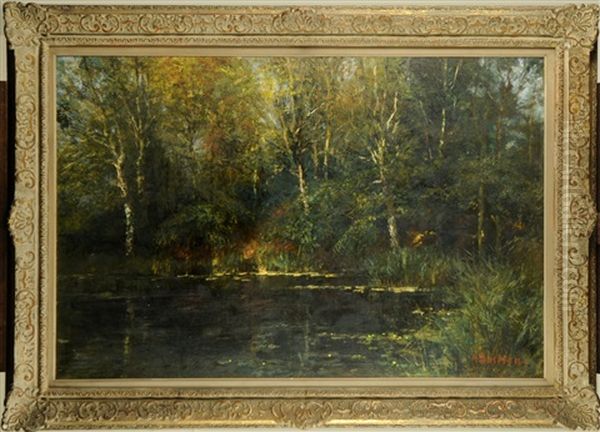 Le Rouge Cloitre Oil Painting by Alfred Bastien