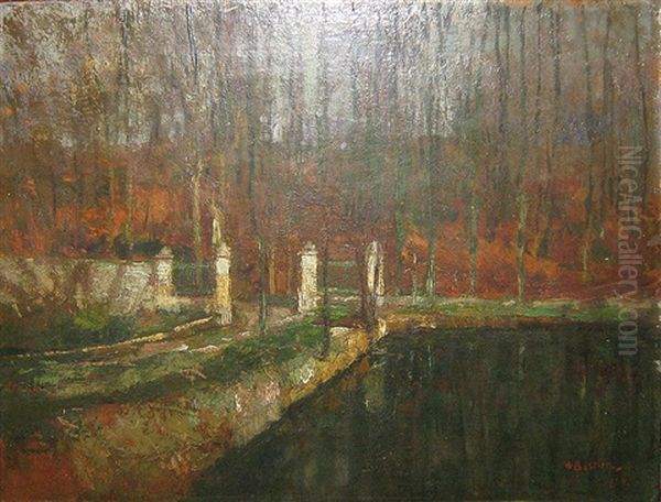 Parkgezicht Oil Painting by Alfred Bastien