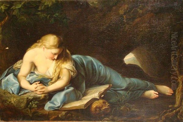 Sainte Marie-madeleine Oil Painting by Pompeo Gerolamo Batoni