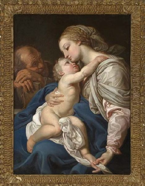 The Holy Family Oil Painting by Pompeo Gerolamo Batoni