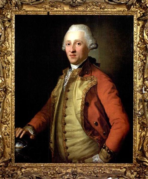 Portrait Of A Gentleman Oil Painting by Pompeo Gerolamo Batoni