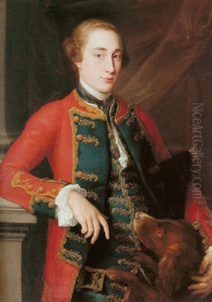 Portrait Of Henry Herbert, 10th Earl Of Pembroke Oil Painting by Pompeo Gerolamo Batoni