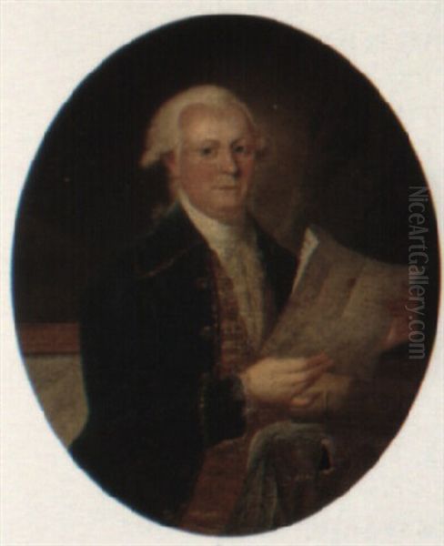 Portrait Of Franco Julian Fleming Oil Painting by Pompeo Gerolamo Batoni