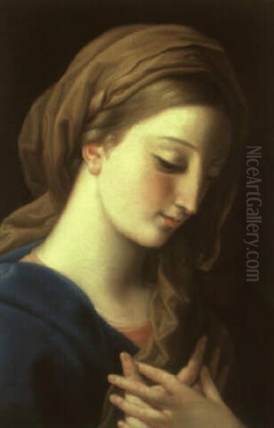 The Virgin Annunciate Oil Painting by Pompeo Gerolamo Batoni